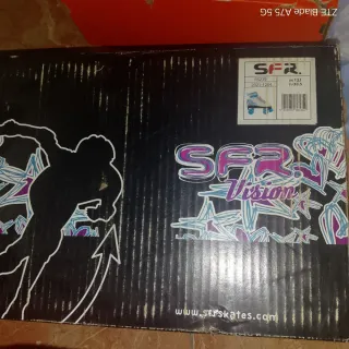 Patines SFR Vision II Blancos y Turquesa