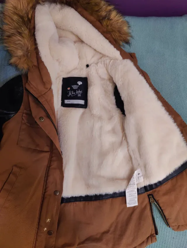 Abrigo invierno niño con capucha Ikks