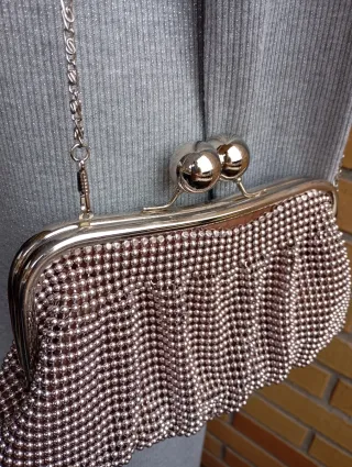 Bolso de fiesta plateado