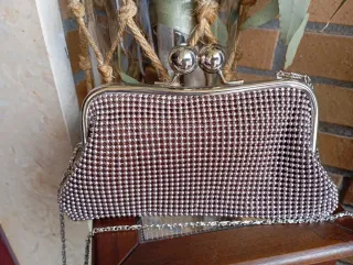 Bolso de fiesta plateado