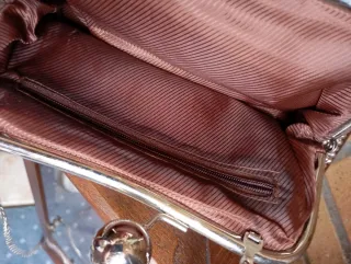 Bolso de fiesta plateado