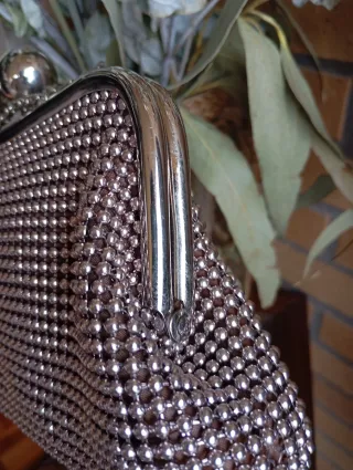 Bolso de fiesta plateado