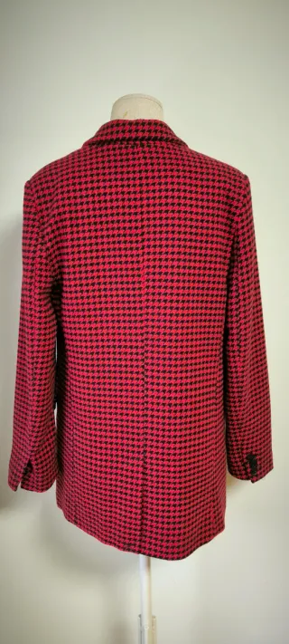 Americana oversize Pata de Gallo Pull&Bear