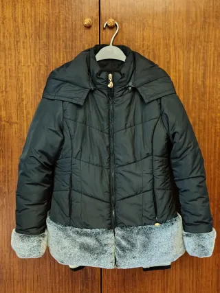 Piumino invernale ragazza con pelliccia