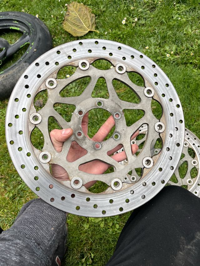 Pareja Discos Freno 320mm Moto