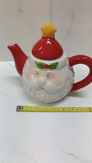 Teiera Babbo Natale e Biscottiera