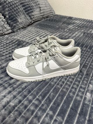 Nike Dunk Low Retro Gris Blanco