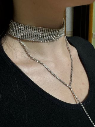 Choker Stardust Diva con cascata