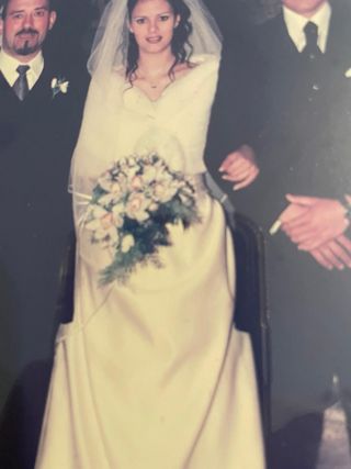 Vestido Novia Dos Piezas Marfil