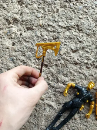 Figura Midas FORTNITE + pico y metralleta