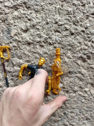 Figura Midas FORTNITE + pico y metralleta