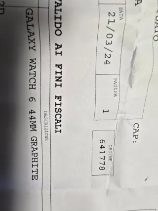 Samsung Galaxy Watch 6 44mm Nero