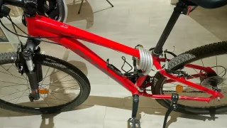 Bicicleta rockrider 100 roja Decathlon talla S