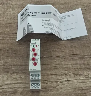 Relé Temporizador Geya GRT8-S2 Ciclo Asimétrico