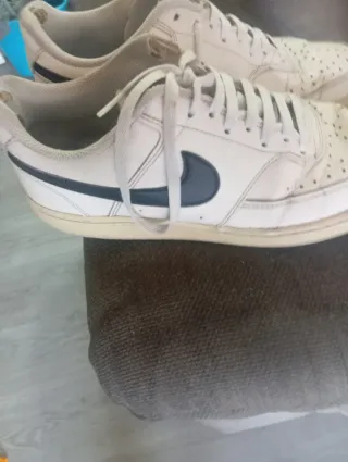 Zapatillas Nike Court Vision Beige/Blanco