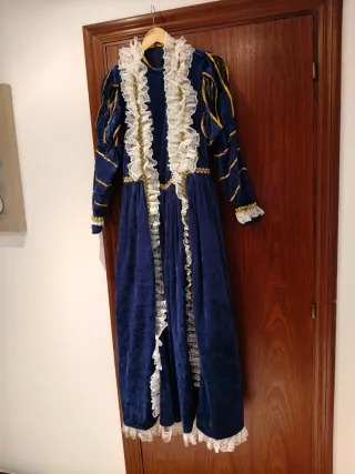 Disfraz Época Azul y Dorado