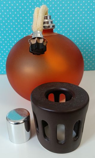 Lampada catalitica vetro e plastica