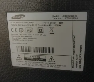 TV Samsung 50 UHD 4K Impecable (base o pared)