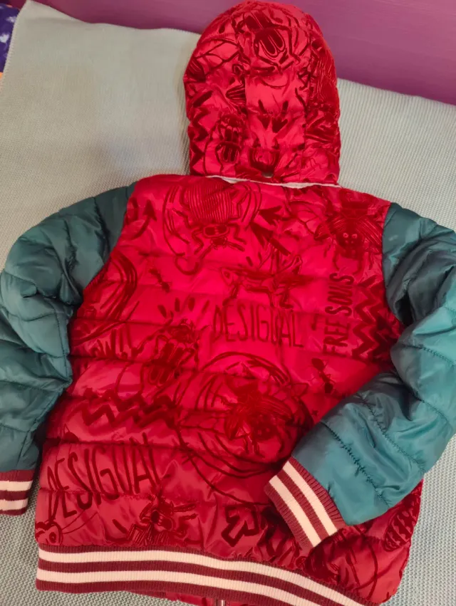 Abrigo Desigual reversible invierno niño/niña