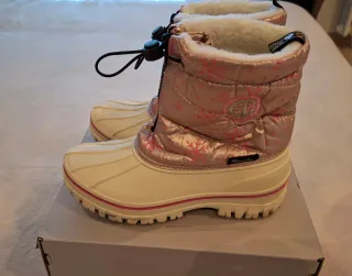 Doposci bambina rosa con fiocchi di neve Coveri