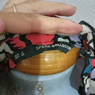 Vestido gasa estampado