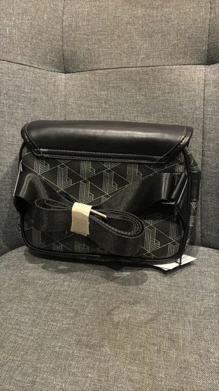 Borsello Lacoste Monogram Nero Grigio