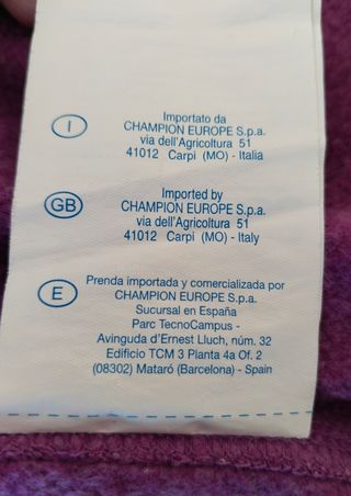 Sudadera forro polar Champion unisex