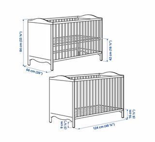 Cuna Ikea Smagora Blanca