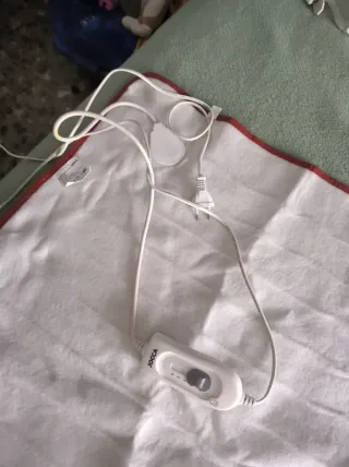 Manta Eléctrica Cama Individual Roja Calienta cama