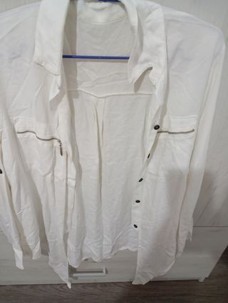 Blusa blanca talla M