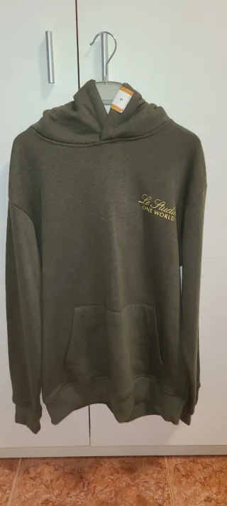 Sudadera verde militar Le Studio