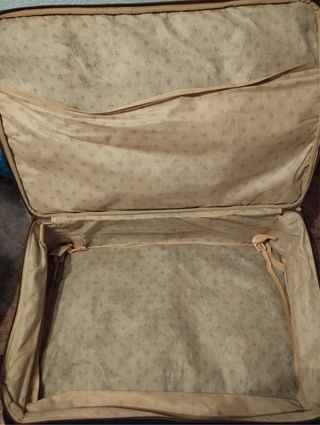 Maleta Vanguard verde y marrón