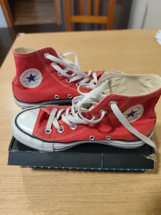 Zapatillas Converse Altas Rojas