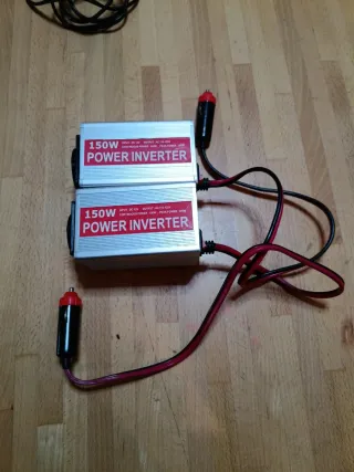 2 Inversores de Corriente 150W Coche
