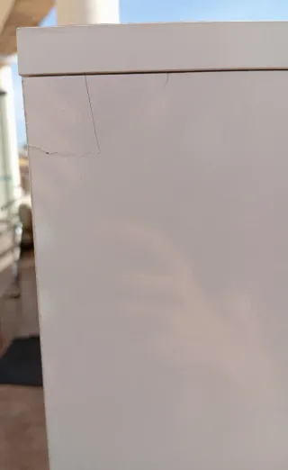 Estantería escalonada blanca