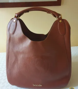 Borsa in pelle Braccialini marrone