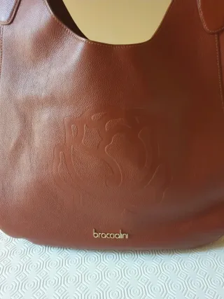 Borsa in pelle Braccialini marrone
