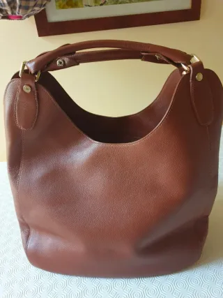 Borsa in pelle Braccialini marrone