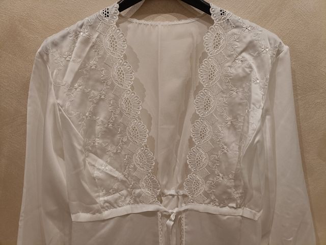 Completo pigiama donna seta ricamato