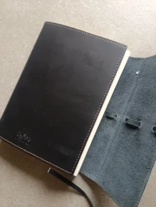 Agenda Negra DURAN DECO con Tira