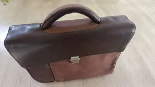 Maletín porta PC marrón