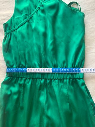 Mono Armani Exchange verde esmeralda satinado