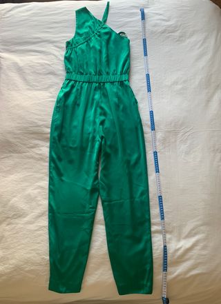 Mono Armani Exchange verde esmeralda satinado