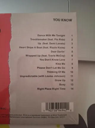 CD Olly Murs You Know I Know Deluxe Edition