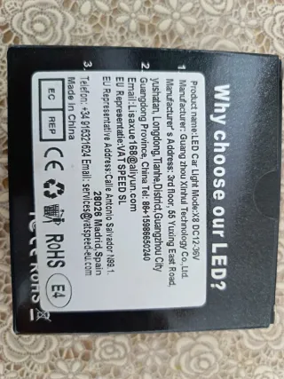 Bombillas LED H7 para Coche