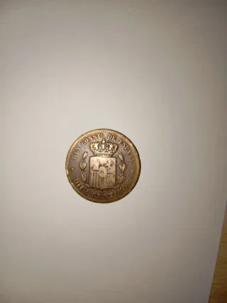 Moneda 10 Céntimos Alfonso XII 1878