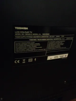Televisor Toshiba Regza Negro