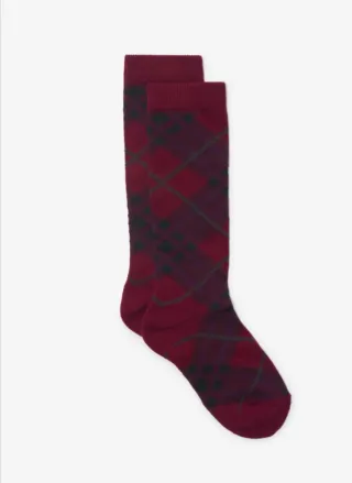 Calcetines Burberry Check Algodón Talla M (38-41)