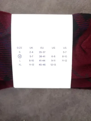 Calcetines Burberry Check Algodón Talla M (38-41)