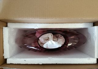 Vaso in vetro viola Poiret